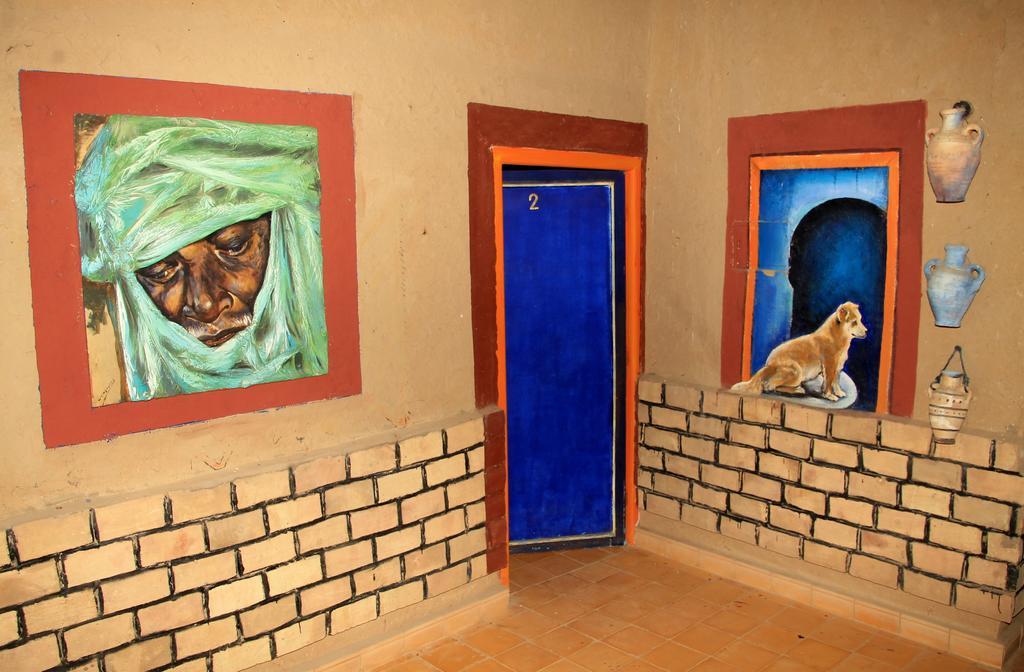 Hôtel La Gazelle Bleue à Merzouga Extérieur photo